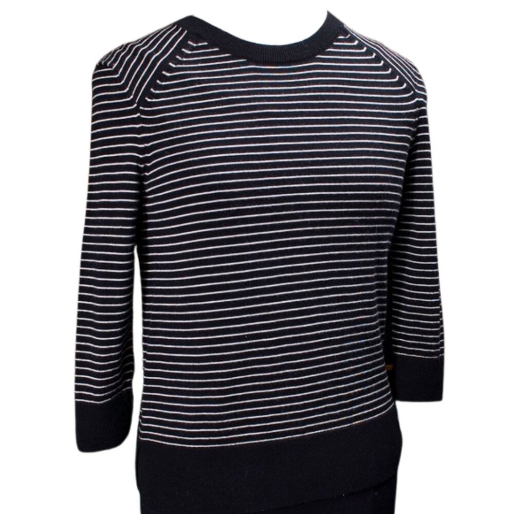 Banana Republic Petite XS Merino Wool Striped Sweater